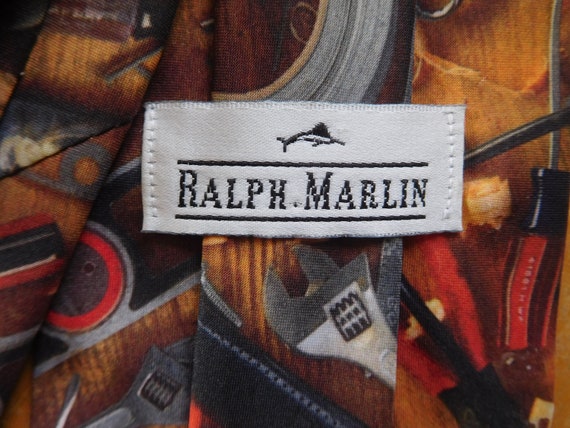 Ralph Marlin 1996 Handyman Tools necktie - image 6
