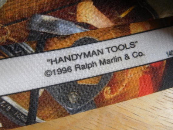 Ralph Marlin 1996 Handyman Tools necktie - image 7