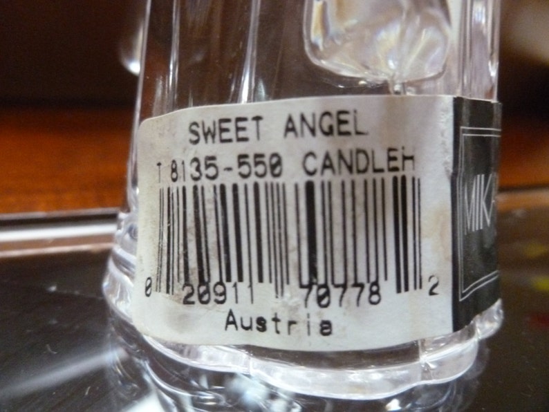 Mikasa Sweet Angel Candle Holder Votive Austria Etsy