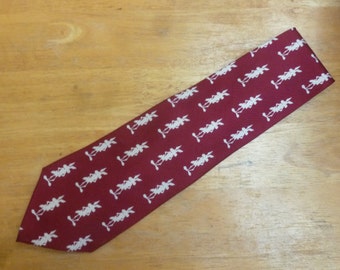 Wilie Coyote silk necktie Warner Bros 1984