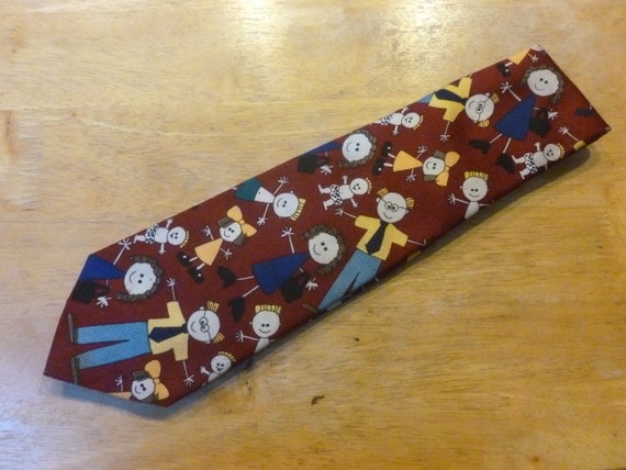 Beans McGee Happy Days Happy Family necktie