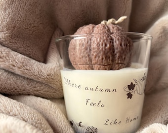 Pumpkin spice candle