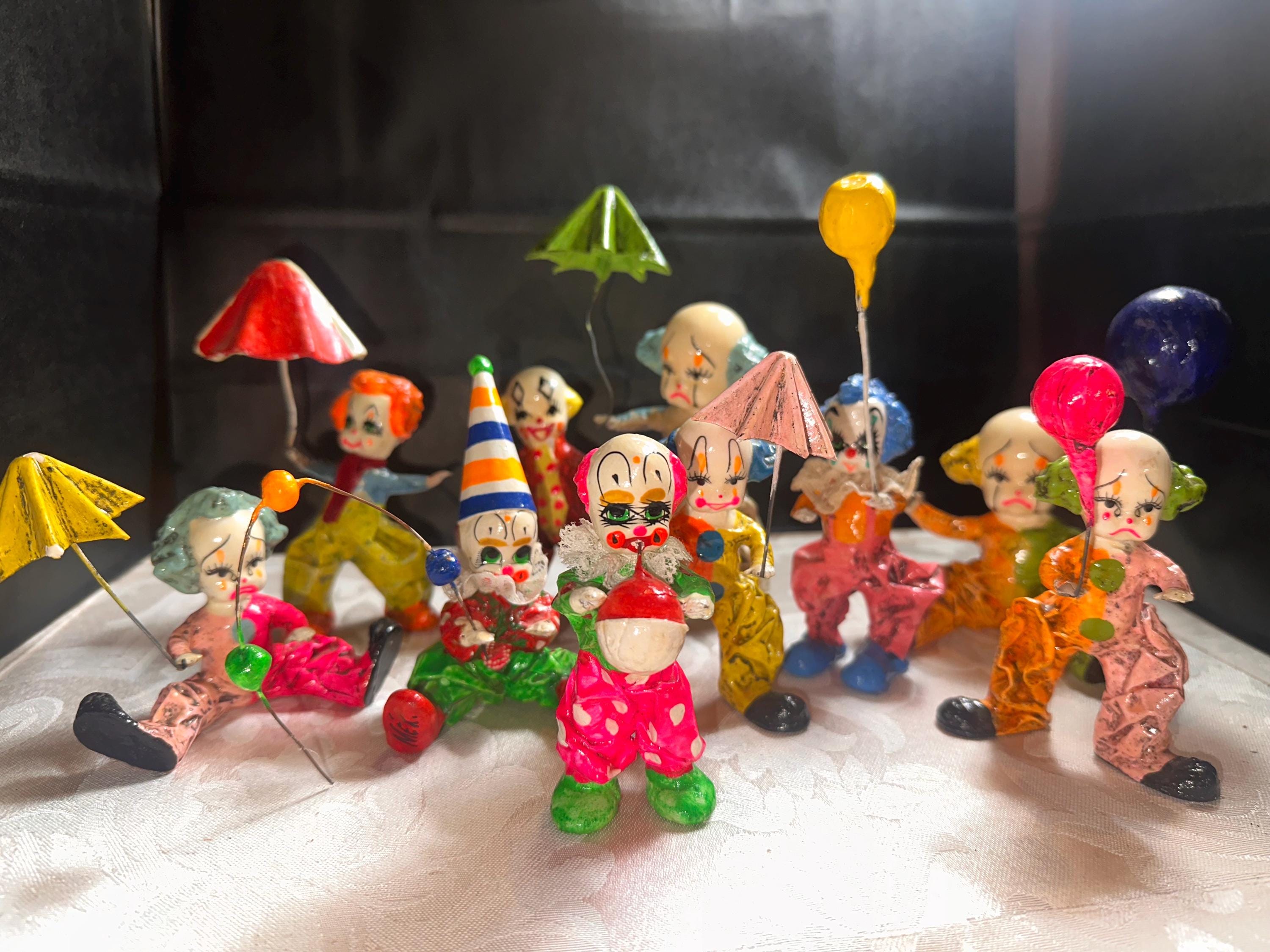 フィギュア 16体セット Vintage Mexican Clown - Etsy