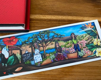 Bookmark of a mural I painted.