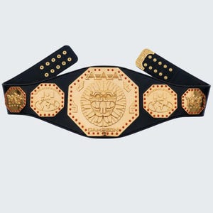 Mexican Lucha Libre Mega Championship Replica Belt 4mm Gold Title