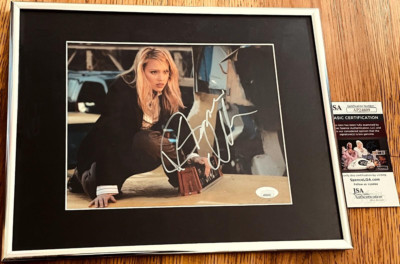 ジェシカ.アルバ　サイン入り写真　フレーム付き　額縁 Jessica Alba Autograph - Etsy