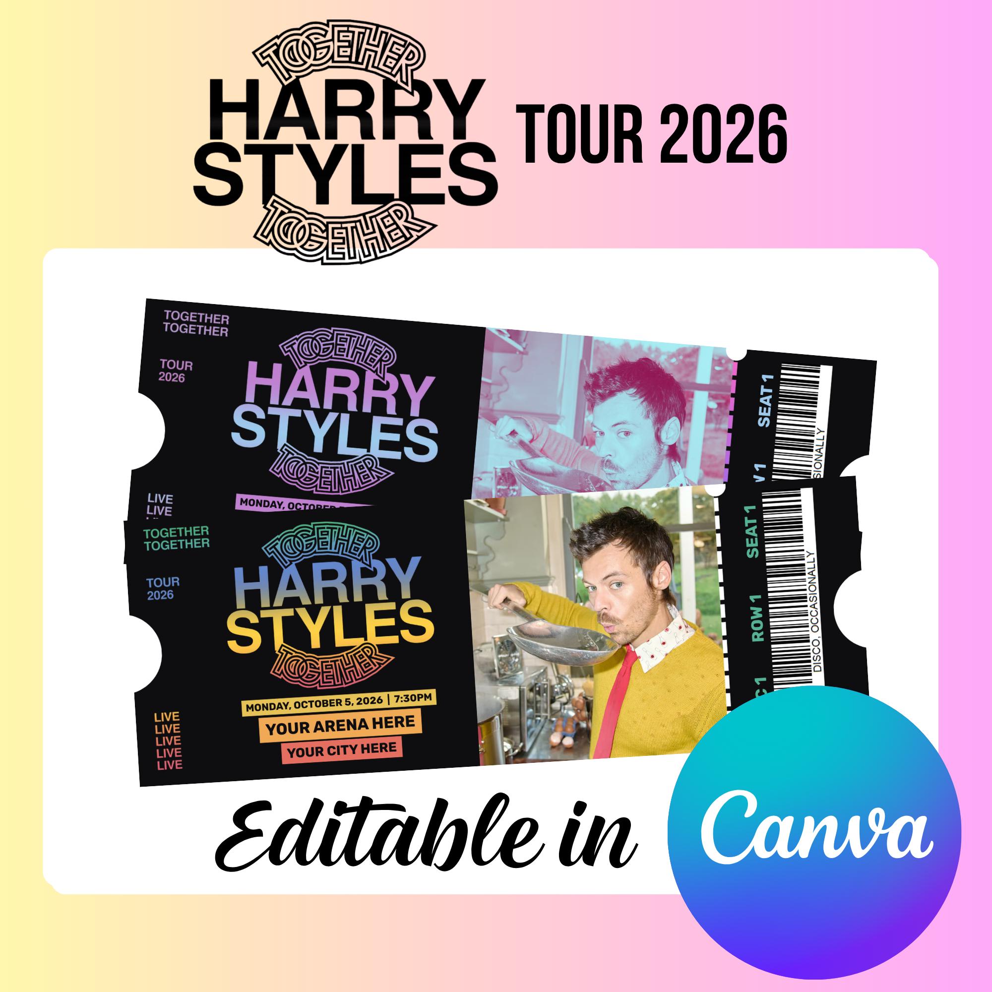 Harry Styles Tour Together Together - Etsy