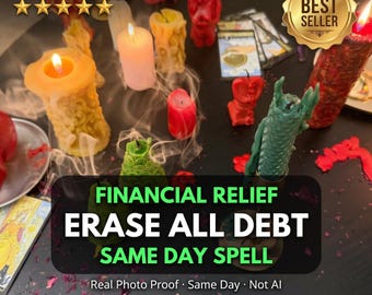 Erase Debt Spell | Financial Relief & Freedom Ritual | Cast Today | Photo Evidence