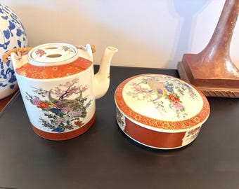 Vintage Sakura Japan Porzellan-Set