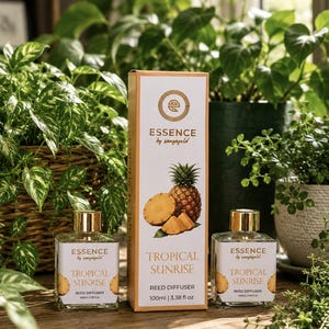 Tropical Sunrise Reed Diffuser | Pineapple, Citrus Home Fragrance