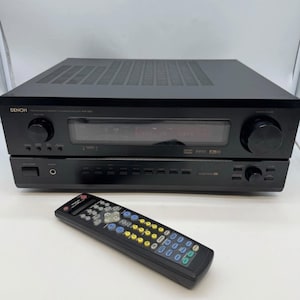 Stary amplituner AV Denon AVR-3802, przetestowany, działa świetnie, w zestawie z pilotem, wyprodukowano w Japonii