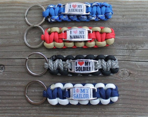 Items similar to I love my. Paracord Keychains on Etsy