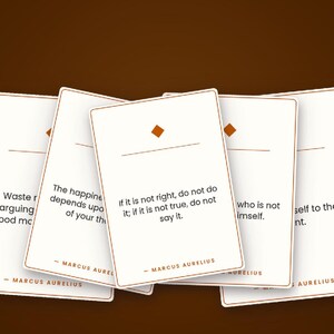Personalized Quote Cards for Him, Custom Motivational Deck, Birthday Gift, Keepsake, Instant Digital Download image 8