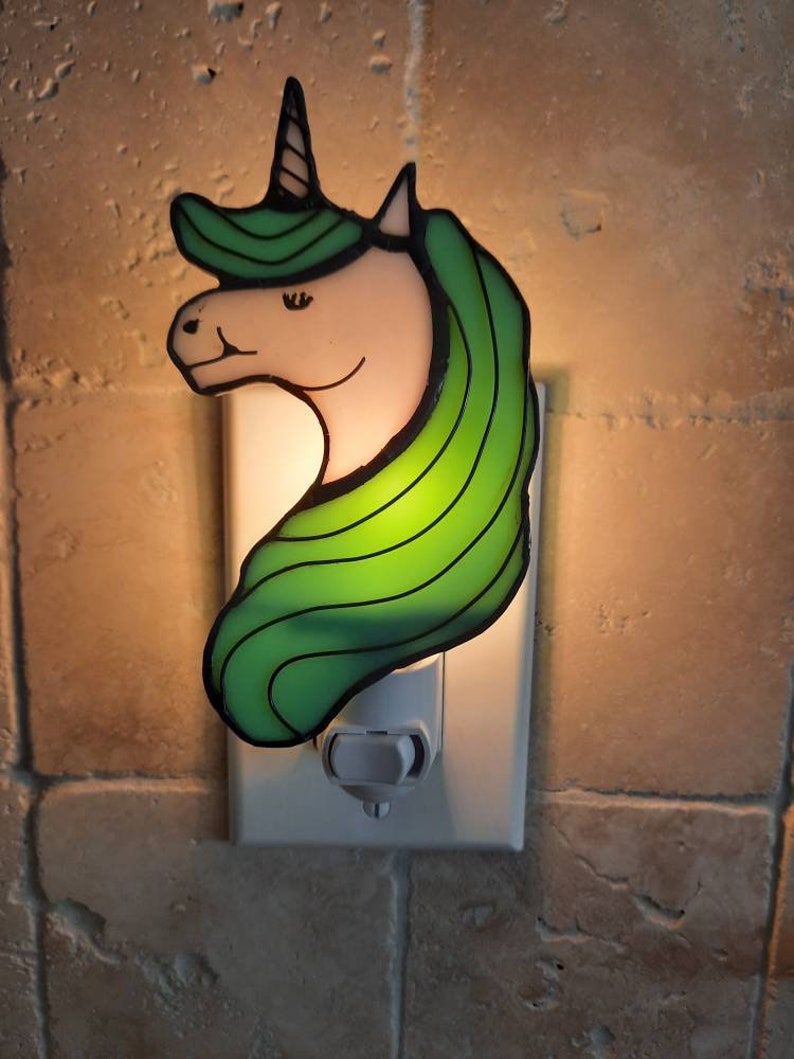 Unicorn Night Light Etsy