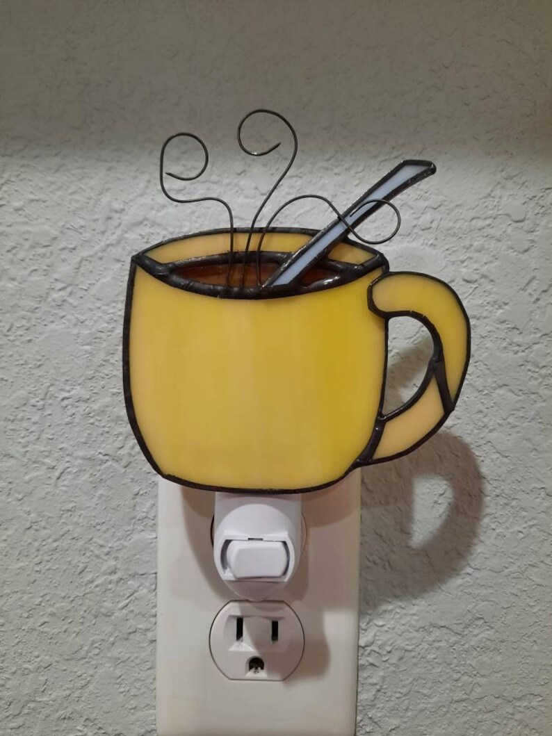 Coffee Cup Night Light Etsy