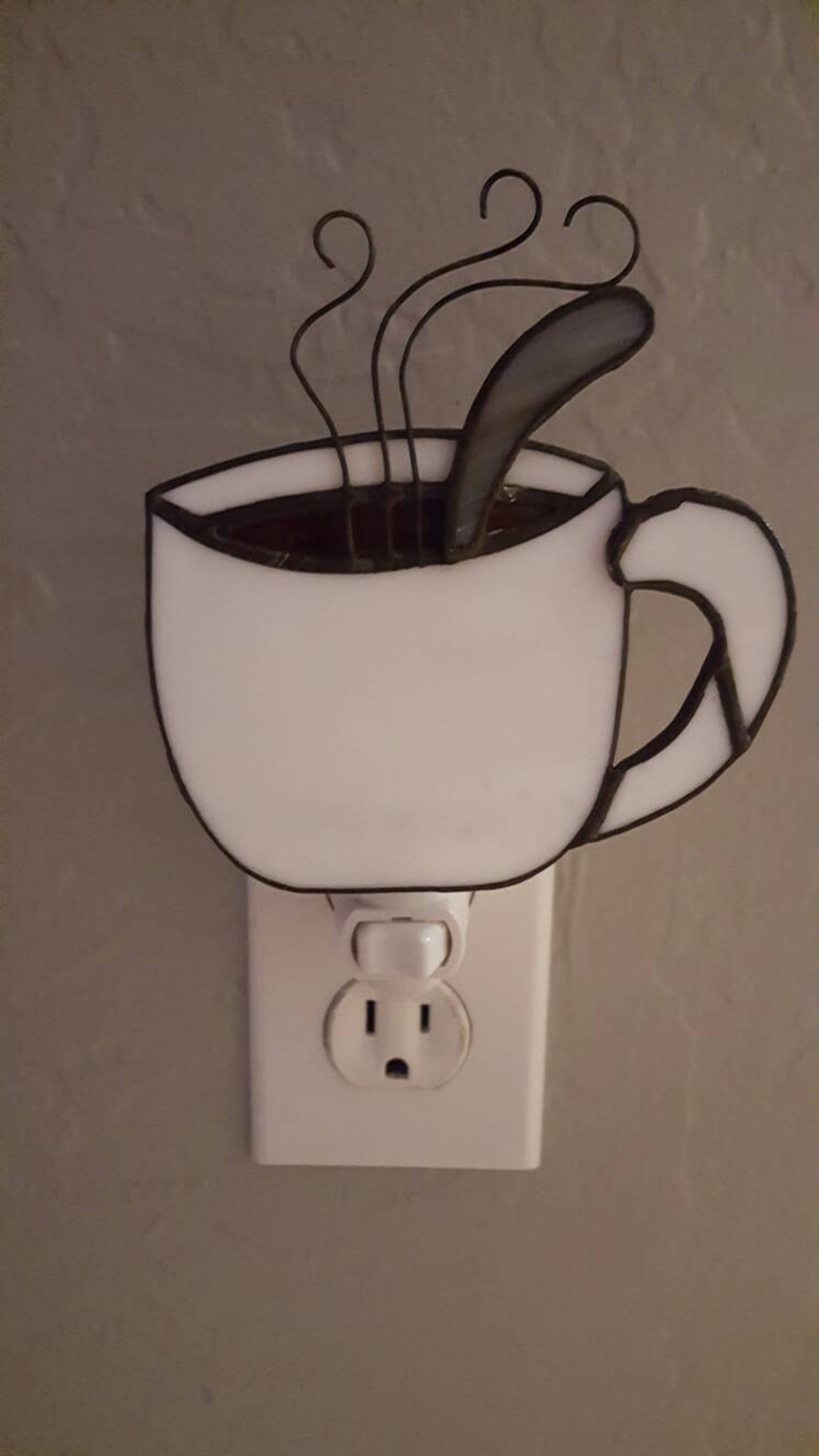 Coffee Cup Night Light Etsy
