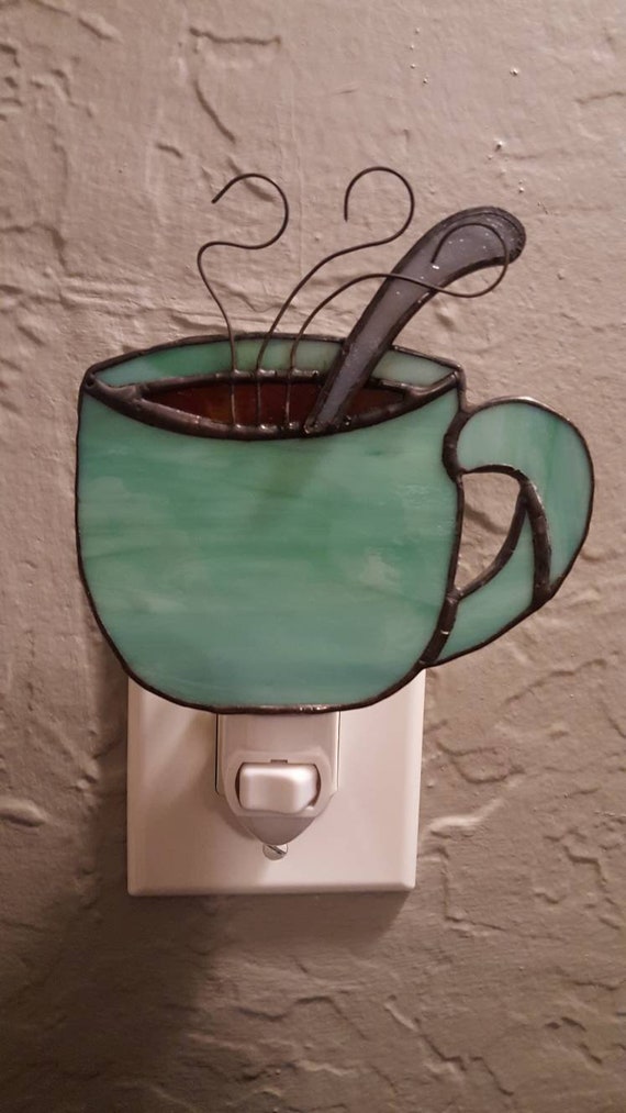 Coffee Cup Night Light Etsy