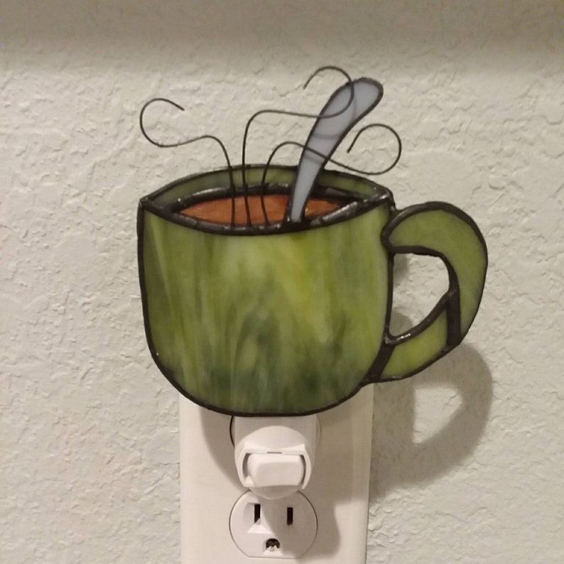 Coffee Cup Night Light Etsy