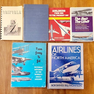 American Airline Aviation Book Lot Of 4 Aircraft Hardcover
