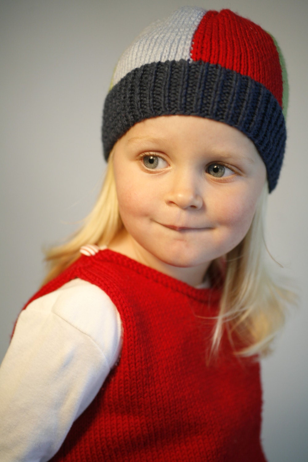 Children's Harlequin Hat Knitting Pattern intermediate Etsy New Zealand