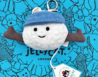 Jellycat Fun Sports Golf Keychain  Golf Lover Gift
