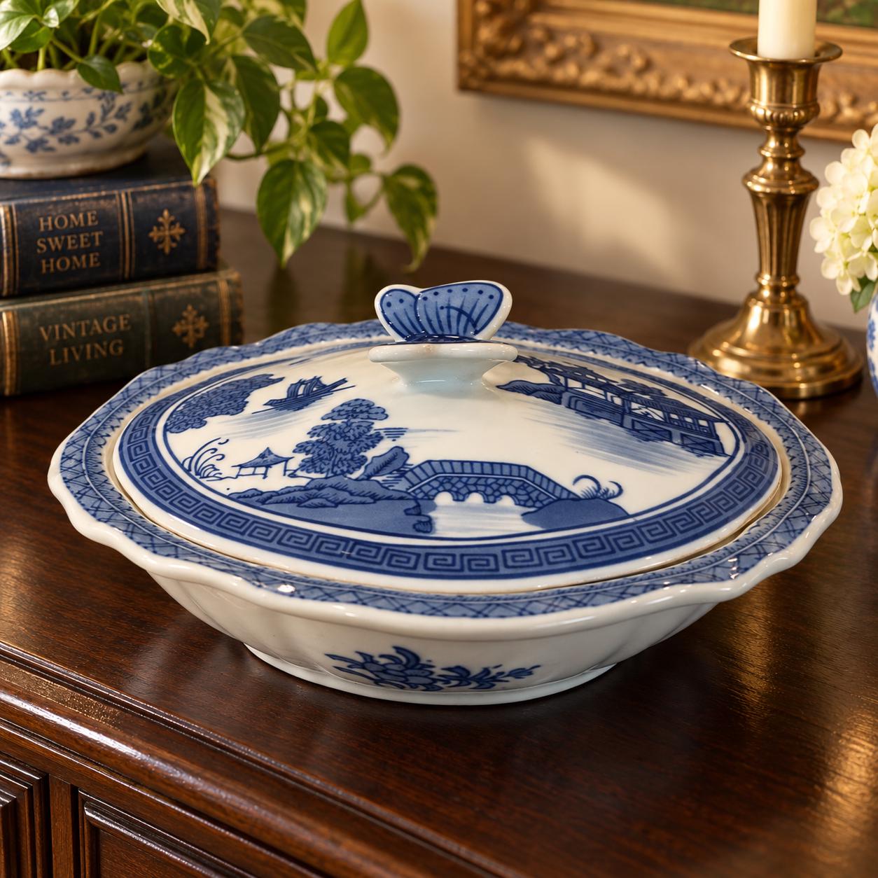 Chinese Butterfly Porcelain - Etsy