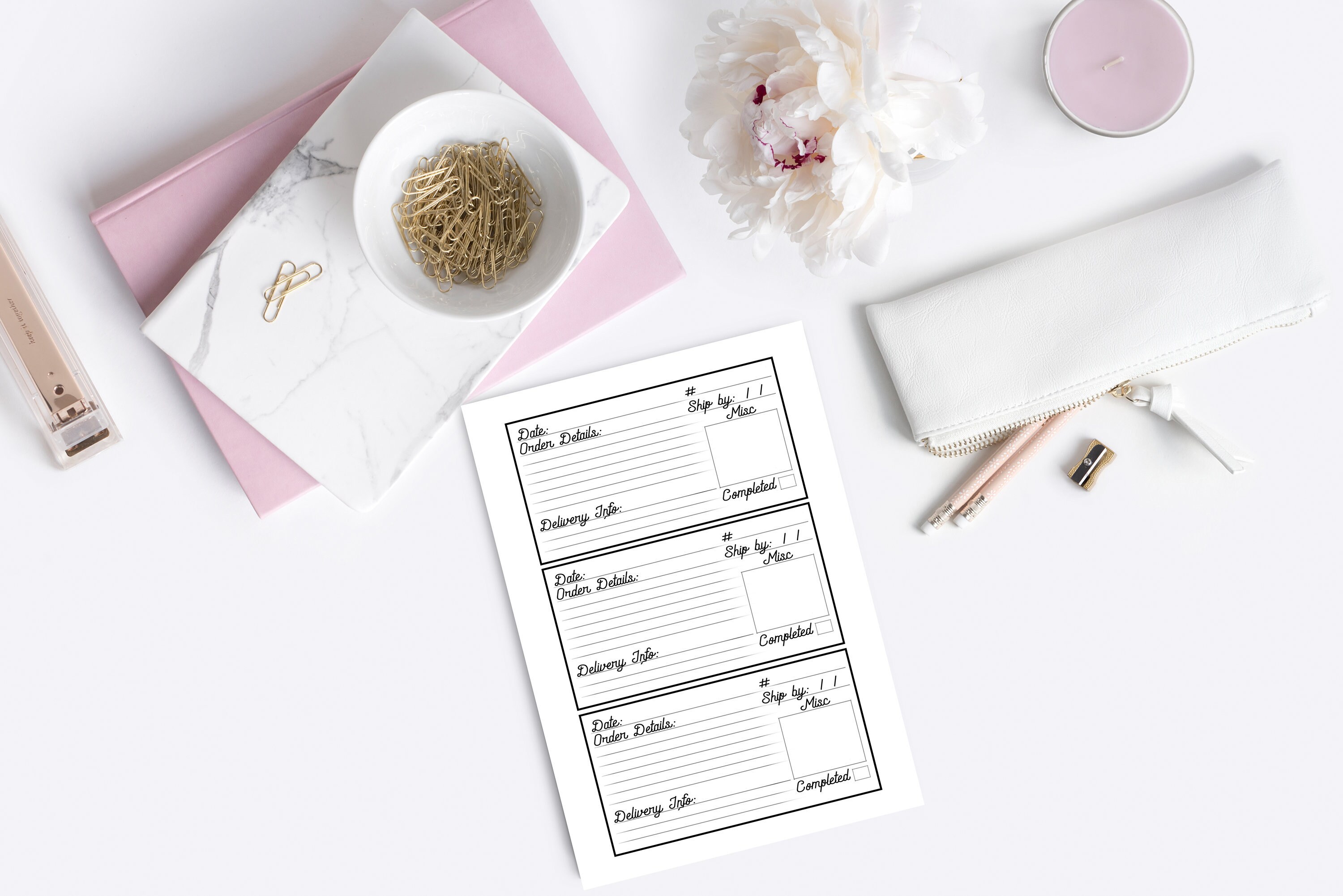 A5 Order Tracker A5 Planner Insert A5 Planner Insert Order Etsy Australia