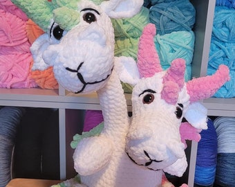 Marv and Maisy Crochet Dragon Pattern