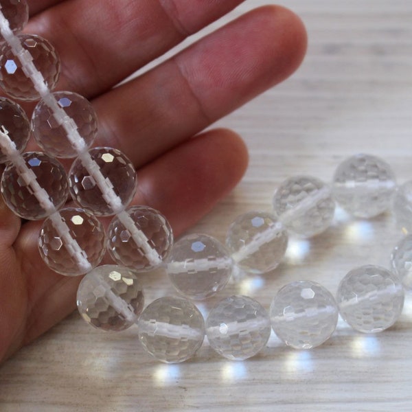 Perles cristaux micro facettes