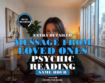 Deceased Loved One Message | Spirit Communication Reading, A Message From Heaven | Gentle Medium Reading For Grief Comfort | Same Hour
