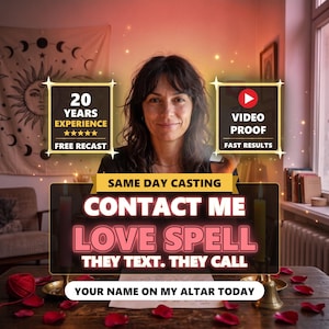 Contact Me Love Spell | Text Me Spell, Communication Spell, Hear From Them, Call Me Spell | Same Day Casting by Spells By Melinora