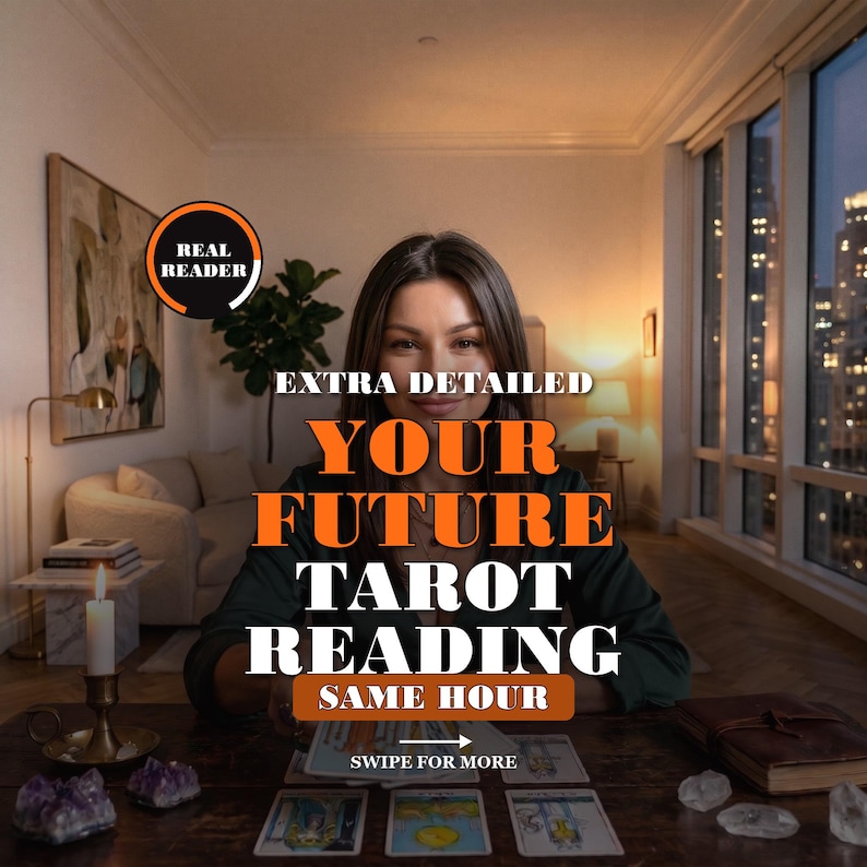 Lectura de Tarot del Futuro / ¿Qué me depara el futuro? / Predicciones sobre el amor y la carrera profesional, qué esperar en los próximos meses / Misma hora imagen 1