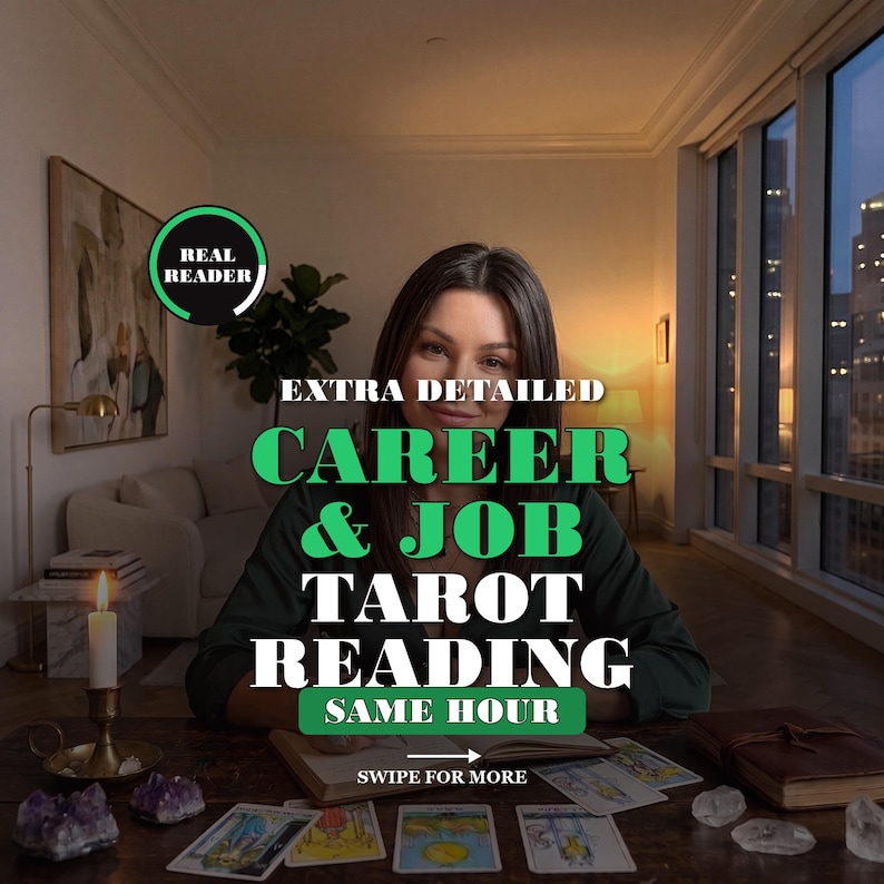 Career Job Tarot Reading | New Job, Promotion Or Stay Put | Deep Career Psychic & Money Forecast | Same Hour image 1