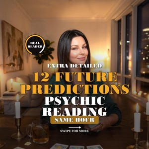 12 framtidsprognoser att läsa | Tolv daterade psykiska förutsägelser för kärlek, karriär och ekonomi | Noggrann framtidsprognos | Samma timme