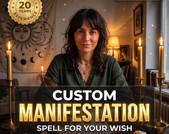 Custom Manifestation Spell | Personalized Ritual for Love, Money, Success (Same Day Casting)