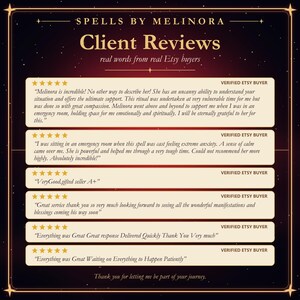 Feitiço de Compromisso | Faça com que se comprometam, Feitiço de Lealdade, Escolha-me, Ritual para Relacionamento Sério | Lançamento no mesmo dia por Spells By Melinora imagem 3