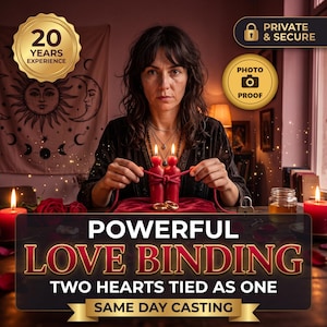 Powerful Love Binding Spell | Commitment Spell, Devotion Spell, Relationship Spell, Love Ritual | Same Day Casting by Spells By Melinora