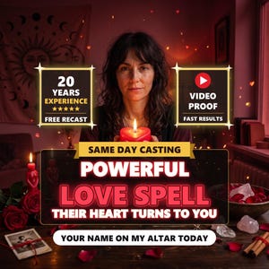 Powerful Love Spell | Make Them Obsessed With You, Fast Love Spell, Attraction Spell, Obsession | Same Day Casting by Spells By Melinora
