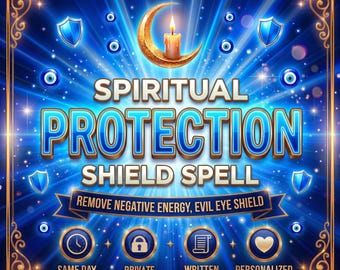 Feitiço de Proteção | Remove Energia Negativa, Escudo contra o Mau Olhado, Ritual de Limpeza Espiritual | Realizado no Mesmo Dia por Spells By Melinora