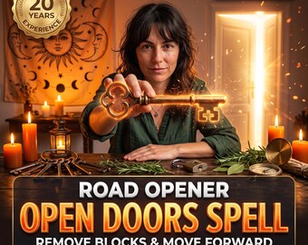 Road Opener Spell | Remove Blockages, Open Doors, Success Luck (Same Day Casting)