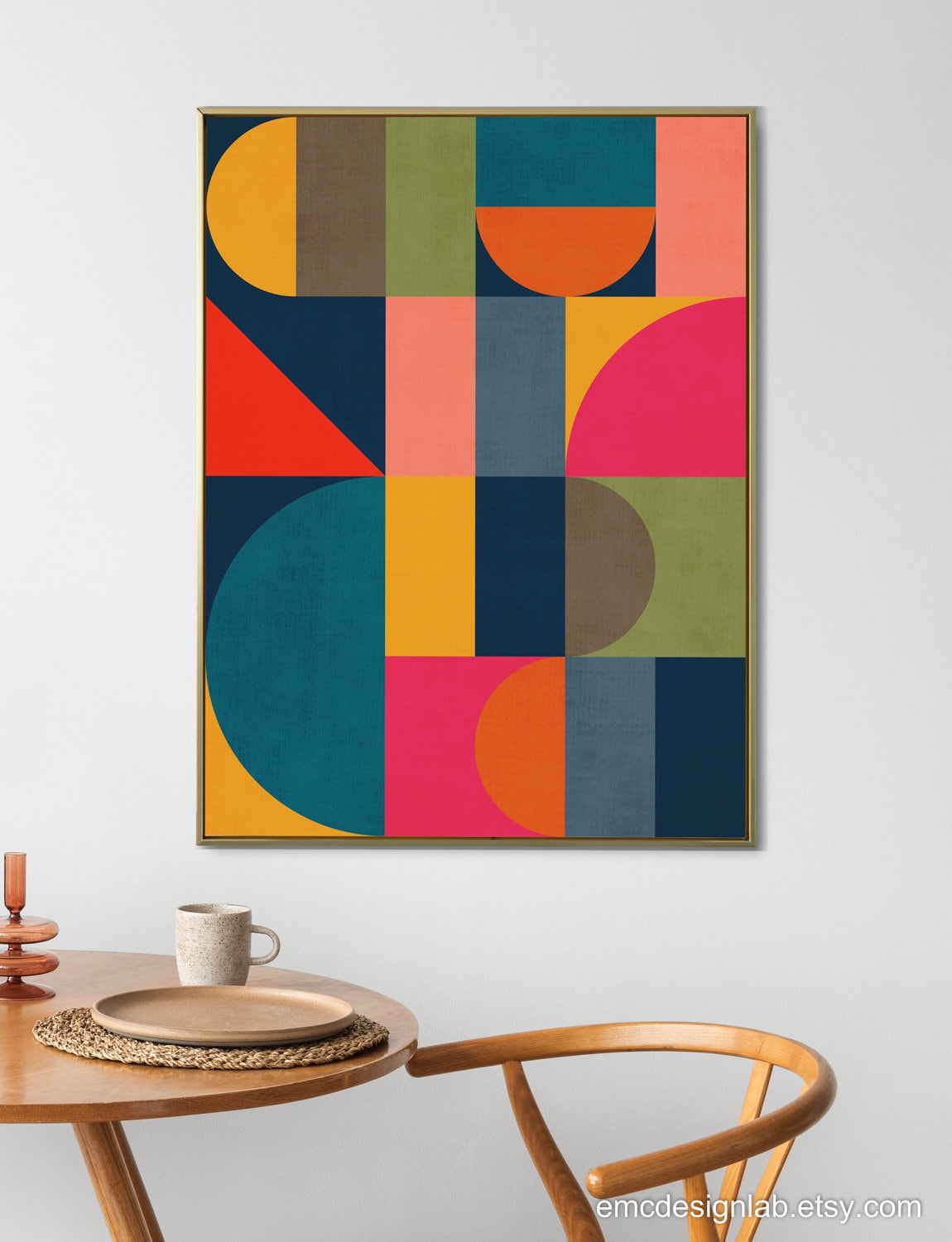 ビンテージ　MODERN GEOMETORIC ART PRINT ビンテージMODERN GEOMETORIC ART PRINT