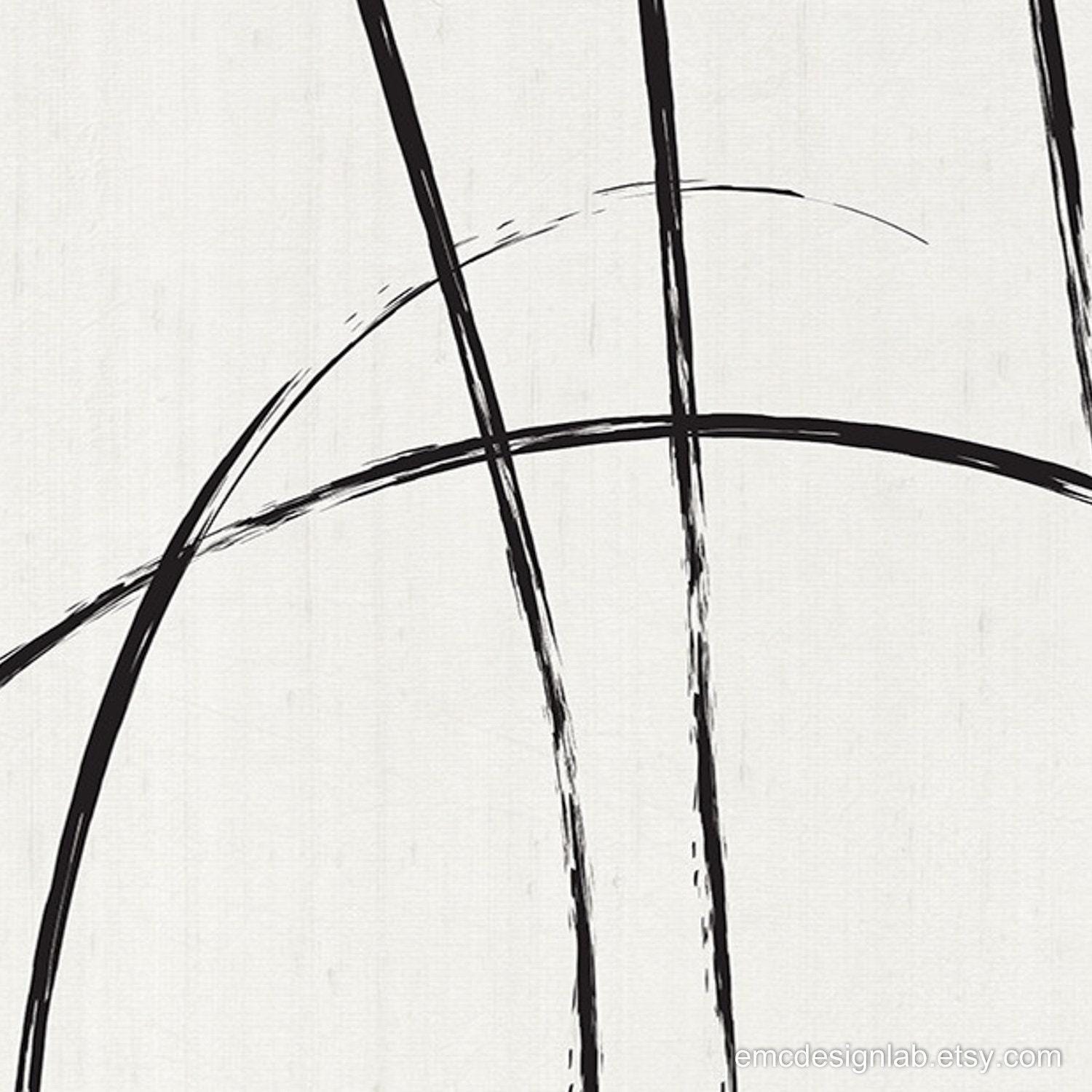 Minimalist Abstract Wall Decor, Minimalist Line Art, Minimalist Giclee ...