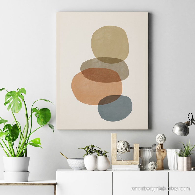 Abstract Neutral Wall Art Neutral Colors Wall Art Print Etsy