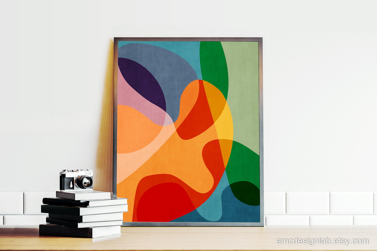 大型の抽象画　ポストモダン シュルレアリスム ミッドセンチュリー 現代アート 大型の抽象画 ポストモダン シュルレアリスム ミッド