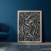 Modern Abstract Rough Texture Linocut Artwork Digital Linocut Abstract ...