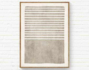 Beigevit minimalistisk inredning, neutrala badrumstryck, 24x36 vit & beige neutral inredning, sovrumstryck i mjuka färger