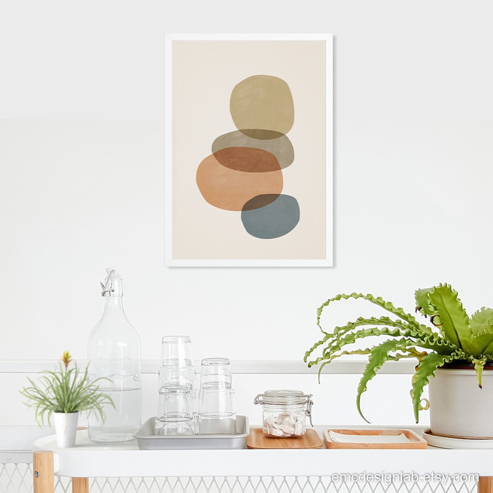 Abstract Neutral Wall Art Neutral Colors Wall Art Print Etsy