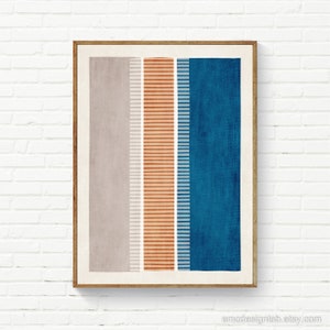 Classy Abstract Minimalist Artwork Color Block Art Print Bold - Etsy
