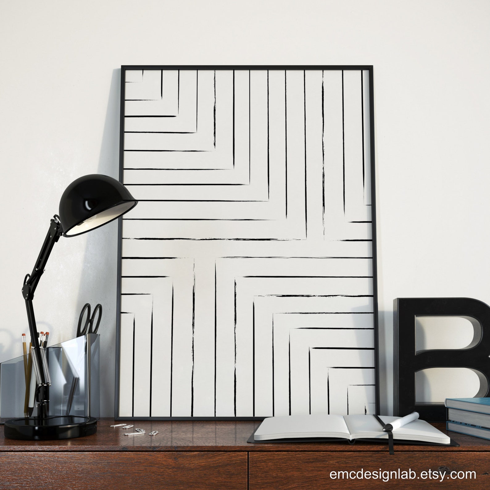 Minimalist Black Lines Wall Art Minimal Lines Posters 18x24 Etsy