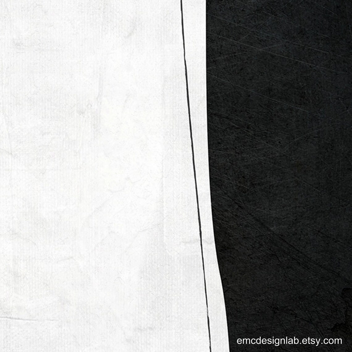 Minimalist Black White Wall Art Abstract Minimalist Print - Etsy